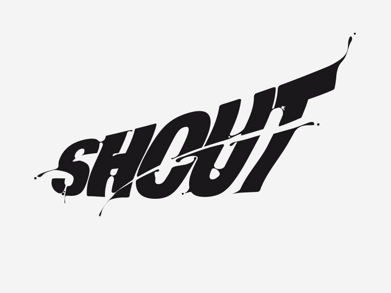 Shout Logo - Shout Logo by Mathias Nösel on Dribbble