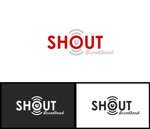 Shout Logo - shout broadband | 85 Logo Designs for shout broadband