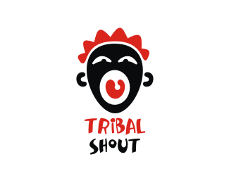 Shout Logo - Tribal Shout Designed