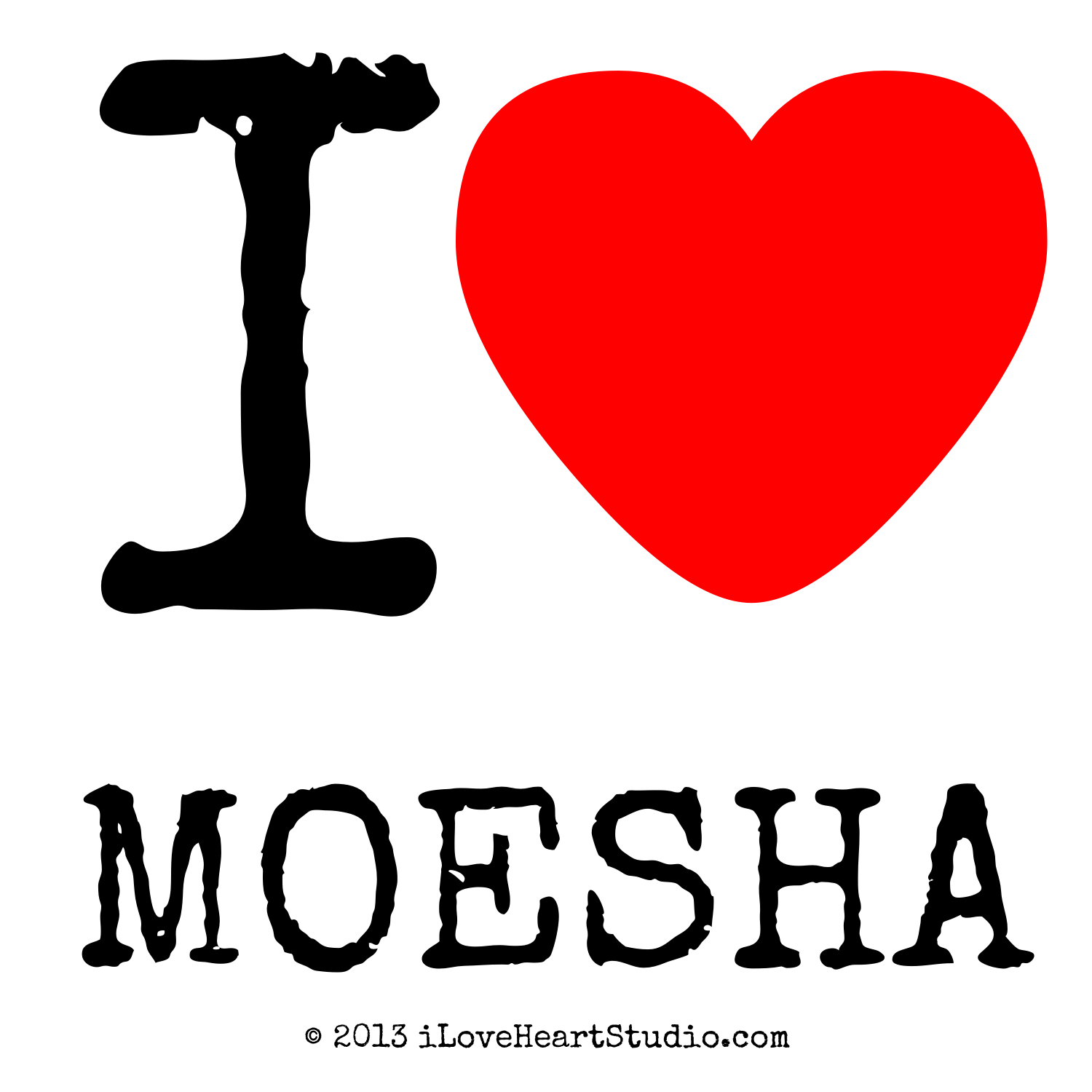 Moesha Logo - i [Love heart] moesha' design on t-shirt, poster, mug and many other ...