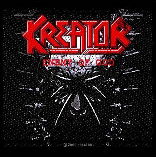 Kreator Logo - Kreator Sew On Patch Enemy Of God Logo