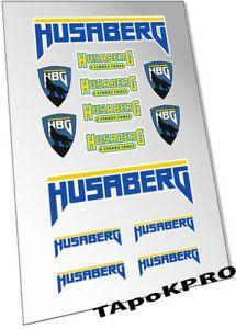 Husaberg Logo - Details about New Husaberg logo stickers graphics moto vinyl glossy  lamination set A4