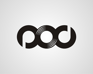 P.O.d. Logo - dj.pod Designed