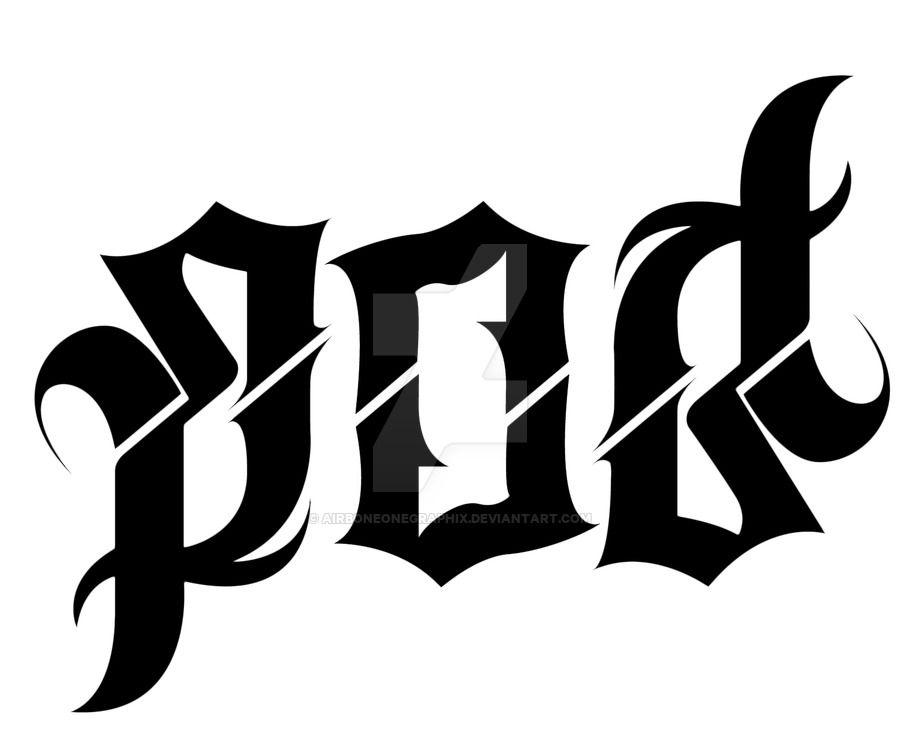 P.O.d. Logo - p.o.d logo contest unfinished