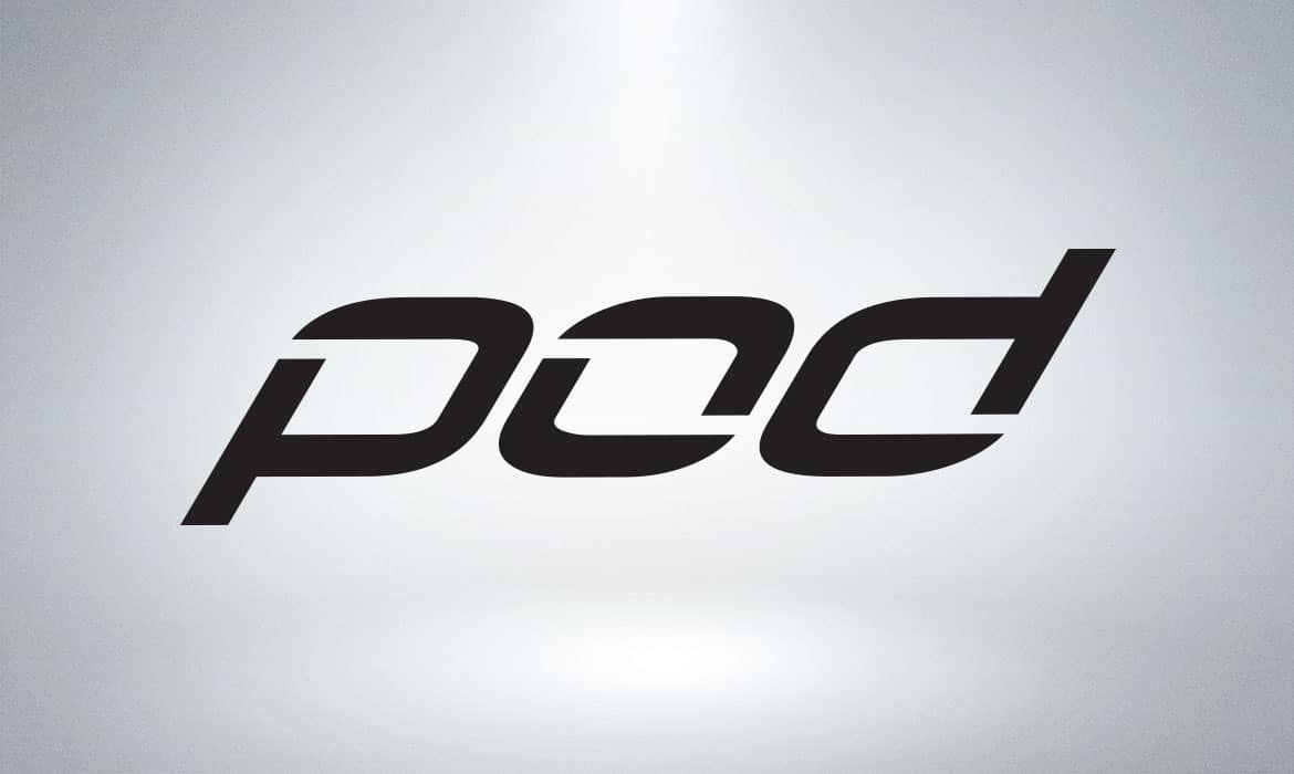 P.O.d. Logo - POD Active Number 1 Brace in Moto