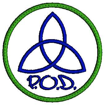 P.O.d. Logo - Download pod logo embroidery design pes