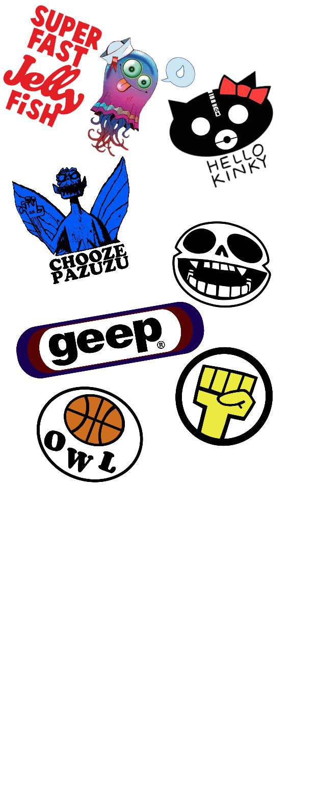 Gorrilaz Logo - My collection of Gorillaz logos