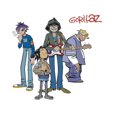 Gorrilaz Logo - Gorillaz logo vector in (.EPS, .AI, .CDR) free download