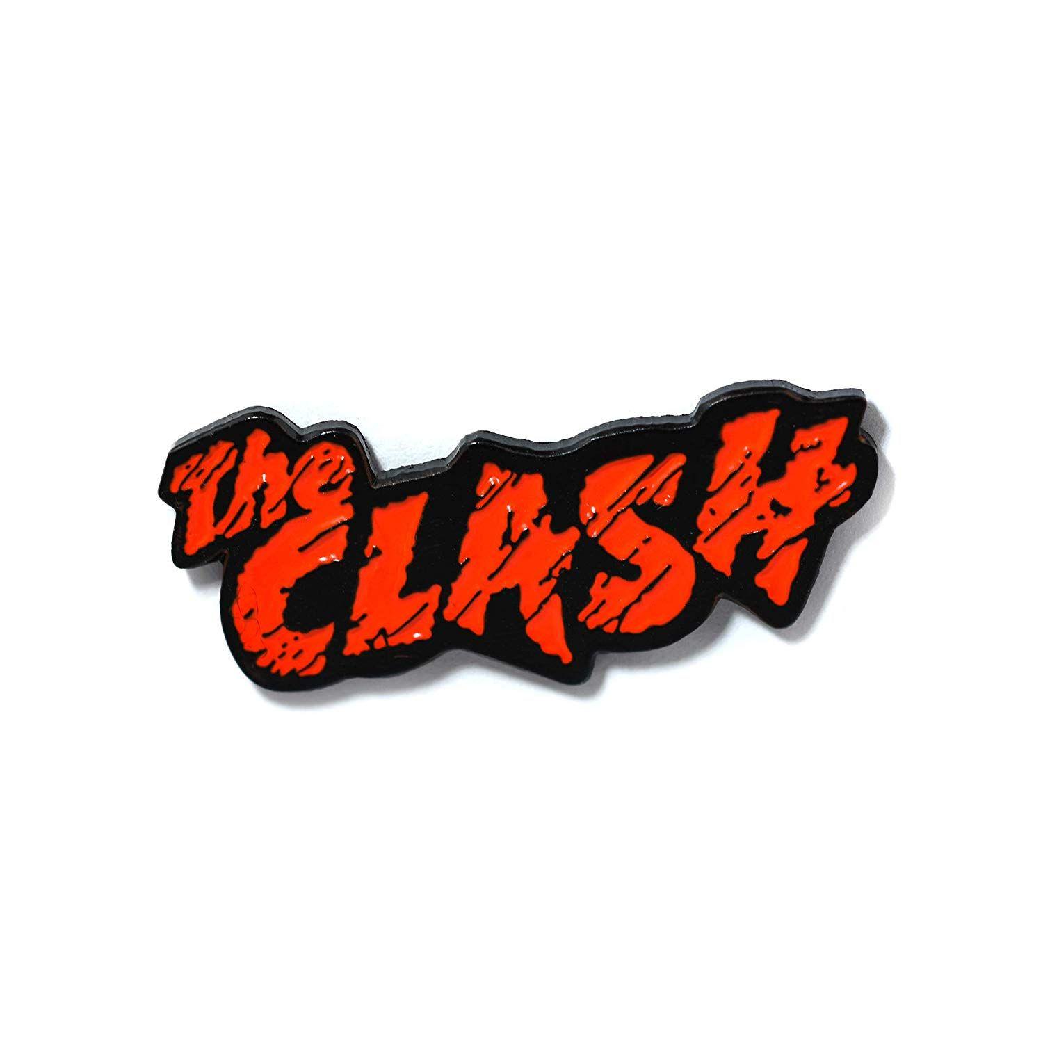 Clash Logo - The Clash Punk Pin Band Logo London Calling Pin