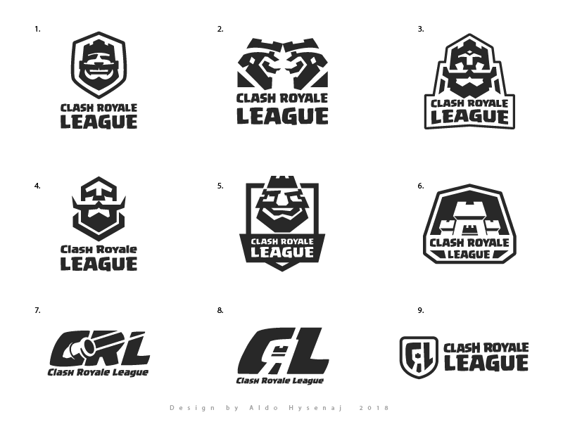 Clash Logo - Clash Royale League Aproved Logo and Proposals by Aldo Hysenaj on ...