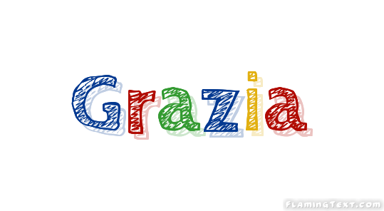 Grazia Logo - Grazia Logo. Free Name Design Tool from Flaming Text