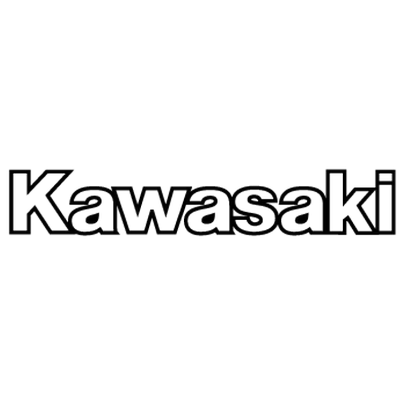 Kawasoki Logo - Kawasaki logo outline sticker