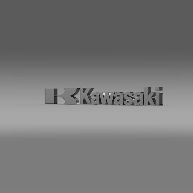 Kawasoki Logo - Kawasaki Logo | 3D model