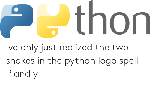 Ive Logo - Thon Ive Only Just Realized the Two Snakes in the Python Logo Spell ...