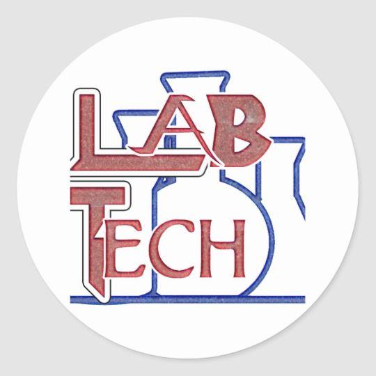 Beaker Logo - LAB BEAKER LOGO CLASSIC ROUND STICKER