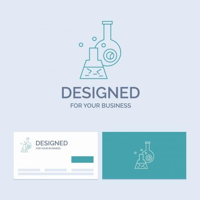 Beaker Logo - beaker, lab, test, tube, scientific business logo line icon symb