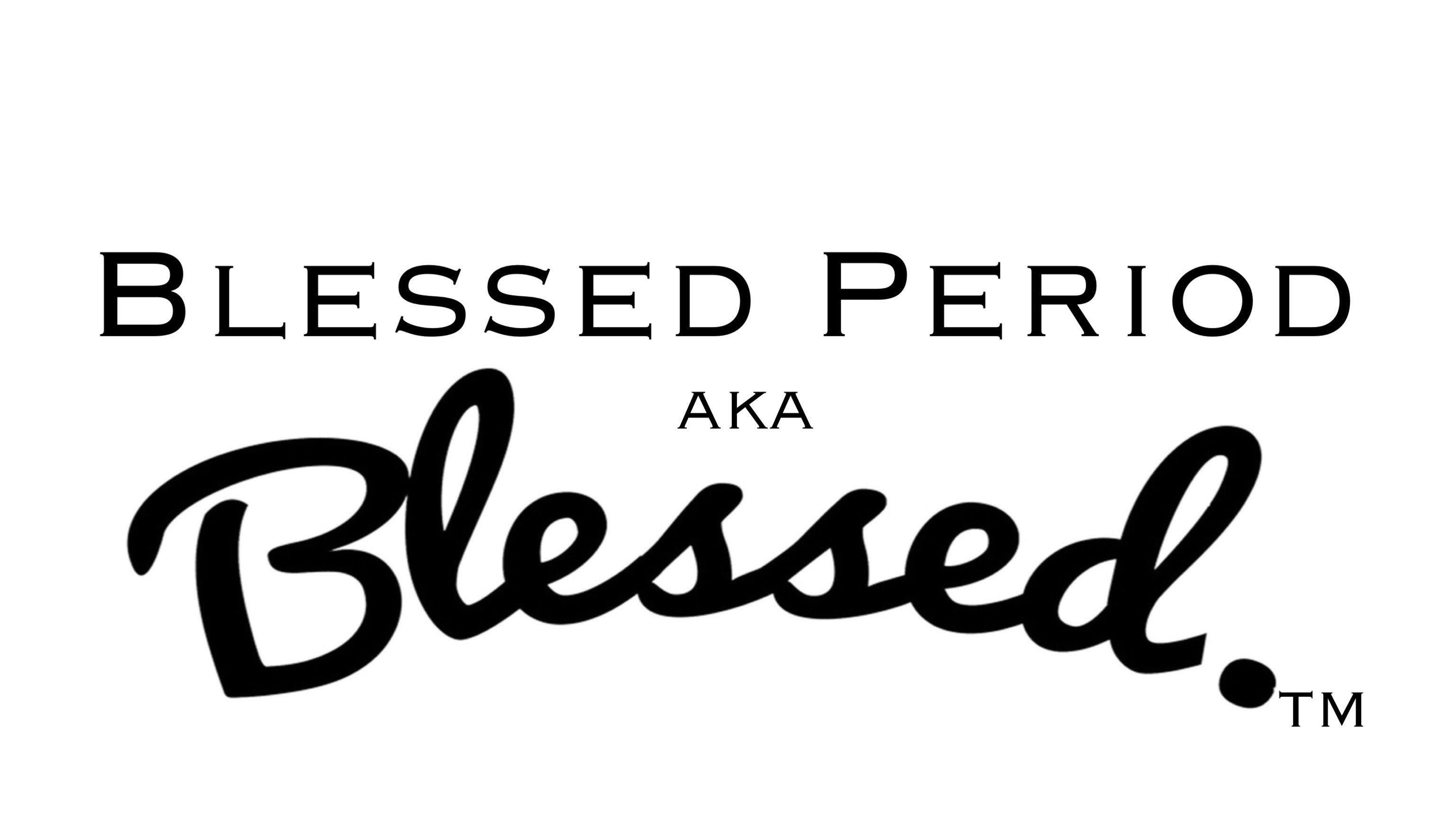Blessed Logo - Pink Blessed Period aka “Blessed.” Logo T | Blessed Period aka ...
