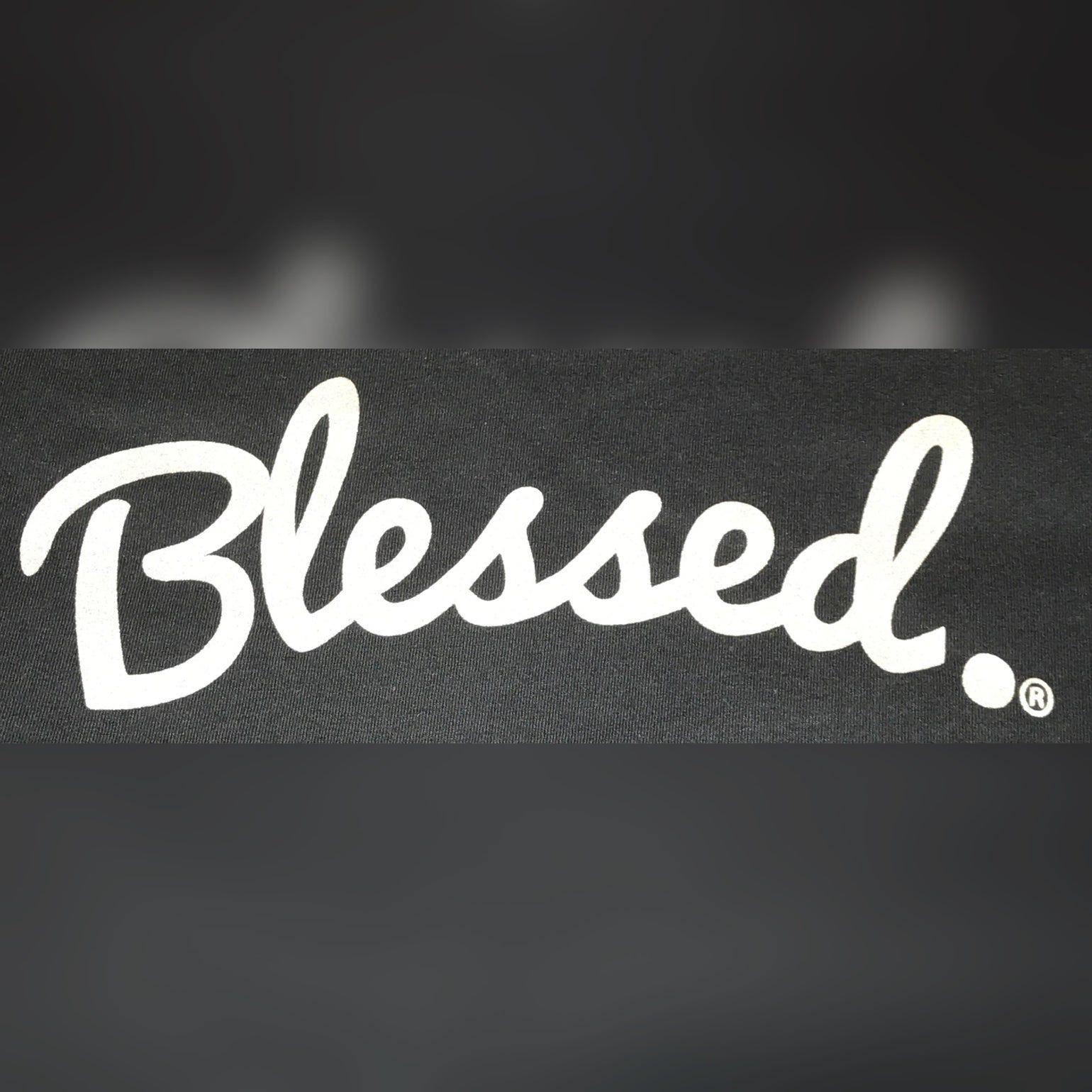 Blessed Logo - Silver Blessed Period aka “Blessed.” Logo T