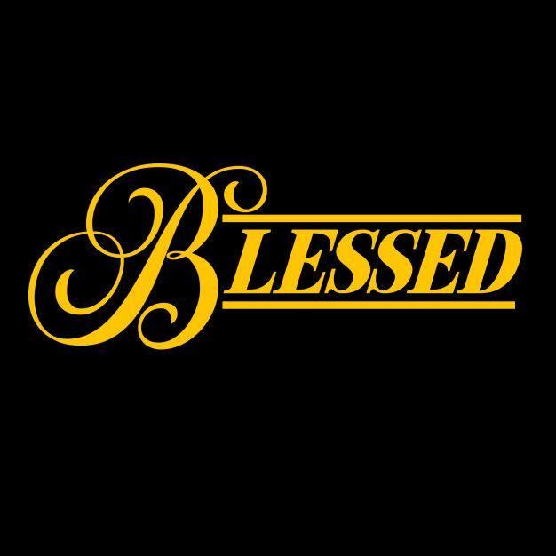 Blessed Logo - Blessed Vector | Premium Download