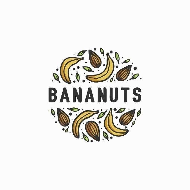 Nuts Logo - Banana nuts | logo inspo | Organic logo, Logos design, Fruit logo