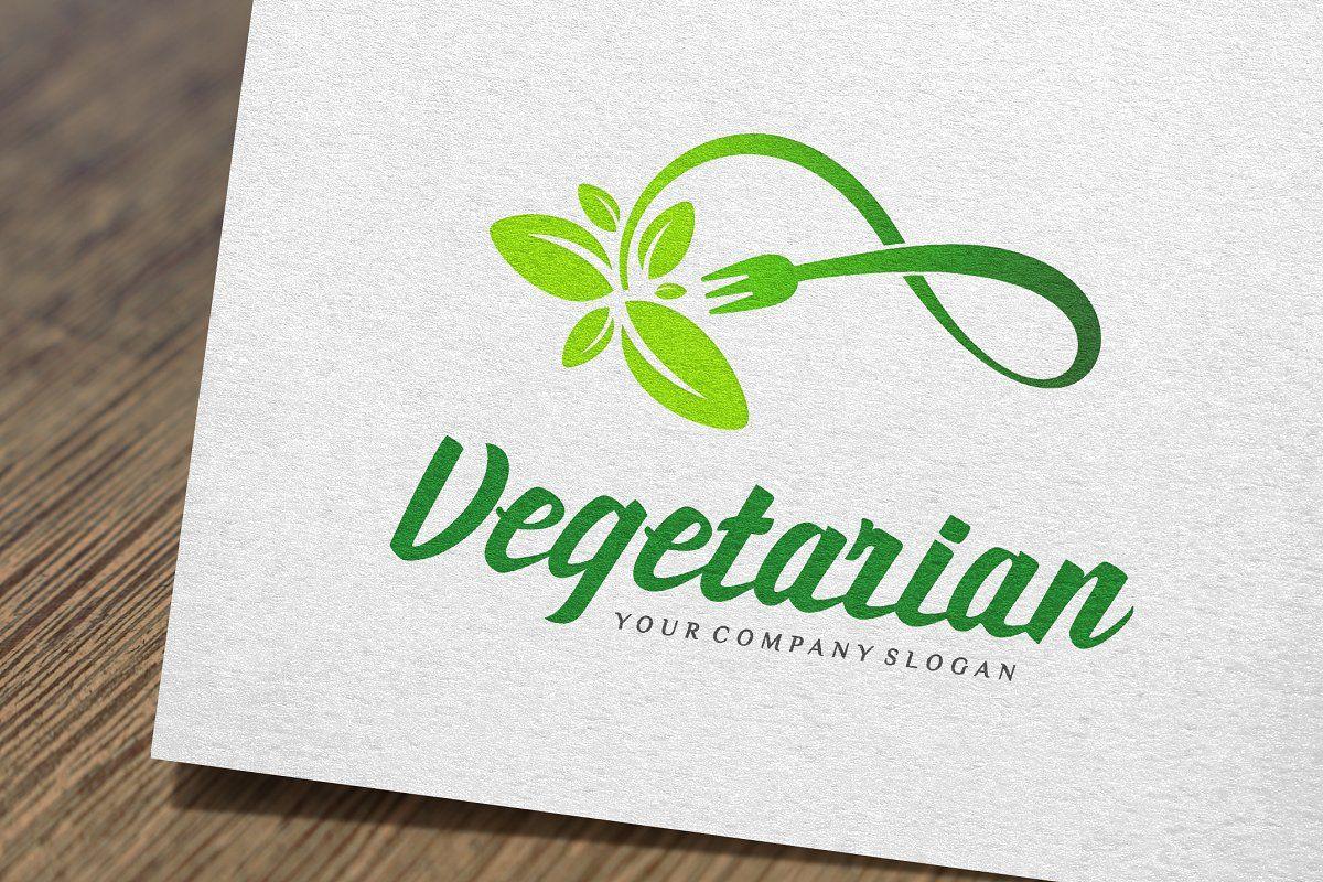 Vegetarian Logo - Vegetarian Logo