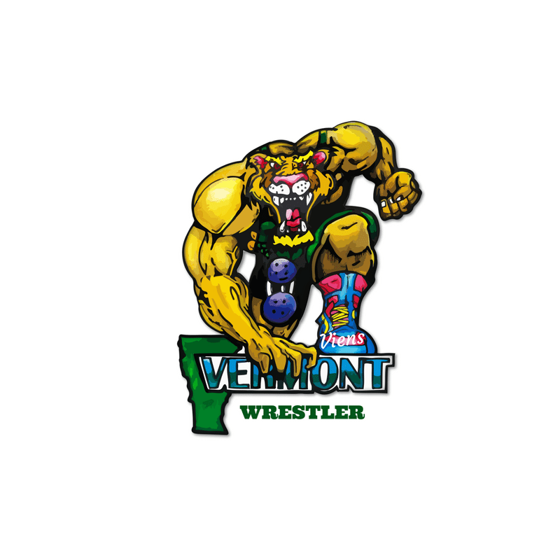 Wrestler Logo - Vermont Wrestler Unveils New Logo; Viens Nails It!