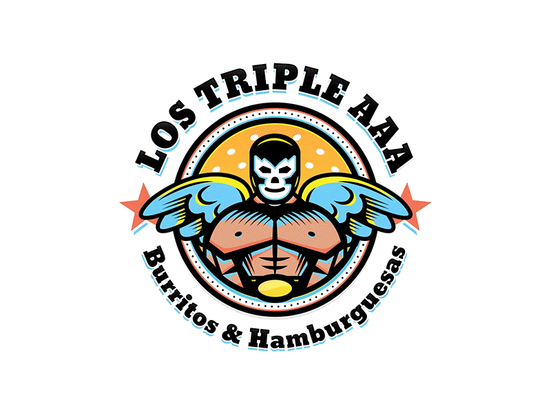 Wrestler Logo - AAA Wrestling by Agustin R. Michel on Dribbble