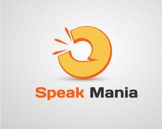 Speak Logo - Speak Mania Designed