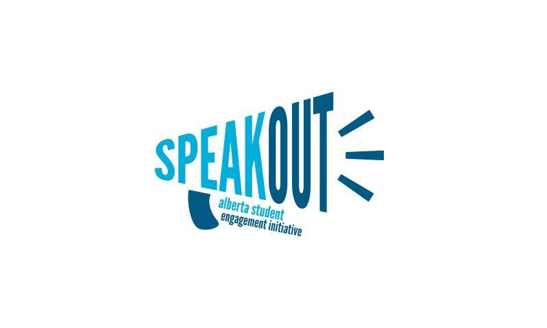 Speak Logo - speak-out-alberta-logo-design-edmonton - Destroythebox