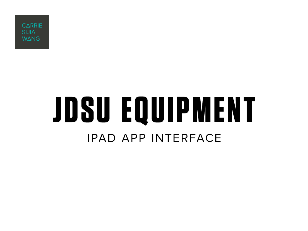 JDSU Logo - CARRIE SIJIA WANG | JDSU User Interface