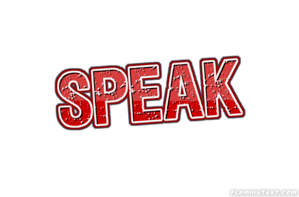 Speak Logo - speak Logo | Free Logo Design Tool from Flaming Text