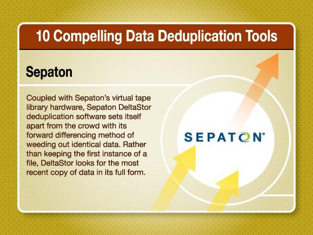Sepaton Logo - 10 Compelling Data Deduplication Tools - Business Intelligence ...