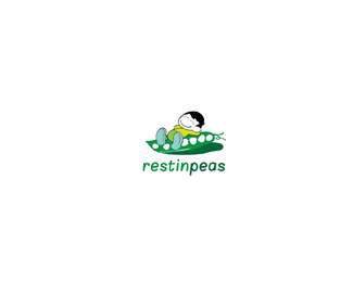 Rest Logo - rest in peas Designed