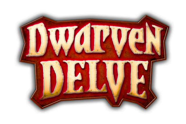 Delve Logo - Dwarven Delve logo - Indie MEGABOOTH