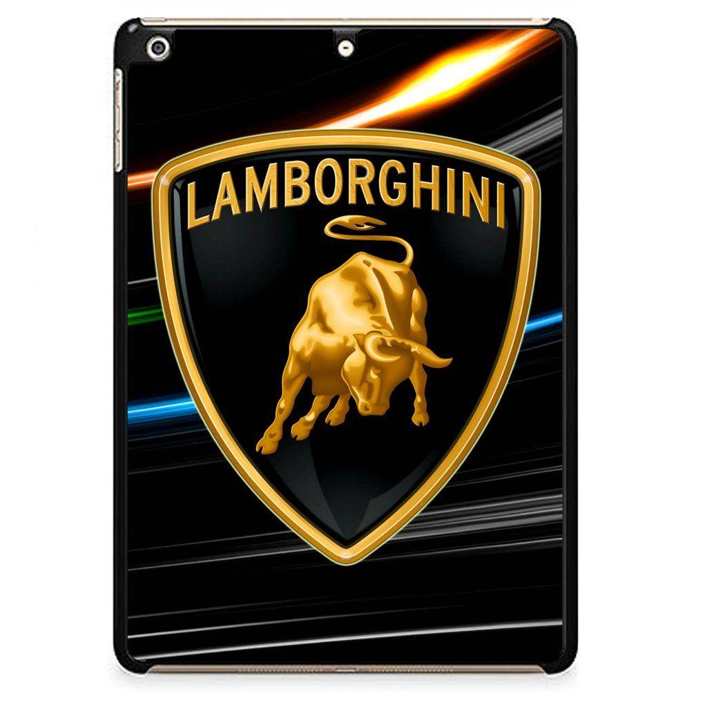 Lamorgini Logo - Lamborghini Logo Black Z3064 iPad Air 1 Case