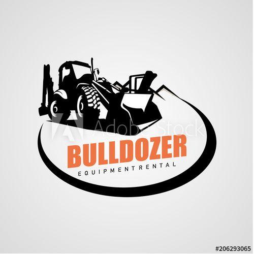 Bulldozer Logo - Bulldozer Logo Designs Template this stock vector and explore