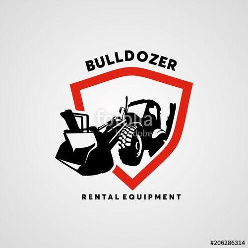 Bulldozer Logo - Bulldozer Logo Designs Template Stock Image And Royalty Free Vector