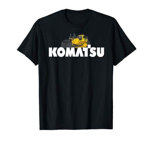 Bulldozer Logo - Amazon.com: Komatsu Bulldozer Logo T-Shirt: Clothing