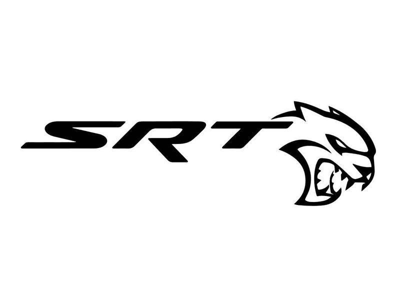 SRT Logo - Dodge Hellcat SRT car logo emblem vector vectorized print ultra high quality