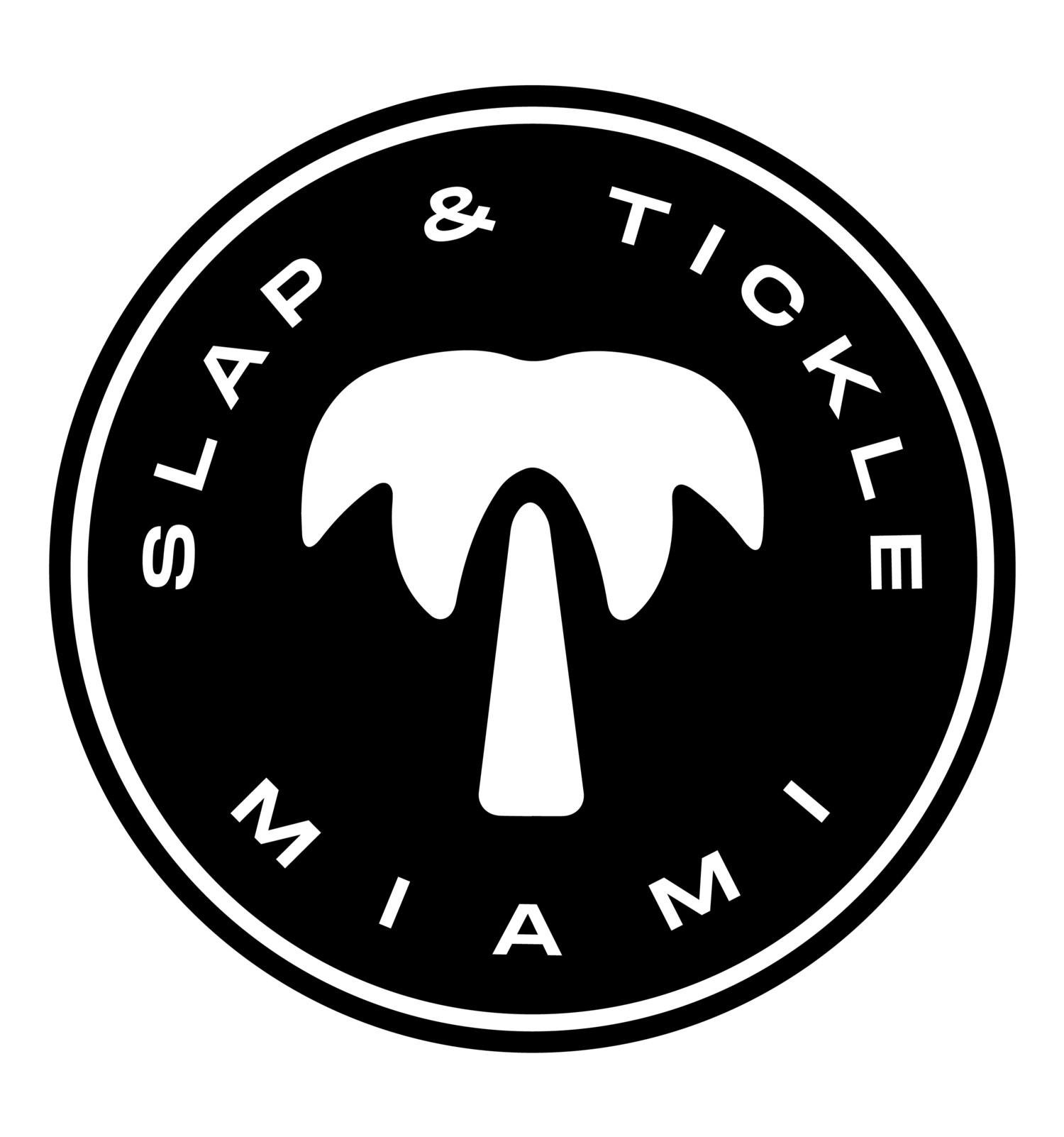 Tickle Logo - Long Sleeve Embroidered S&T Recs logo — Slap & Tickle Miami