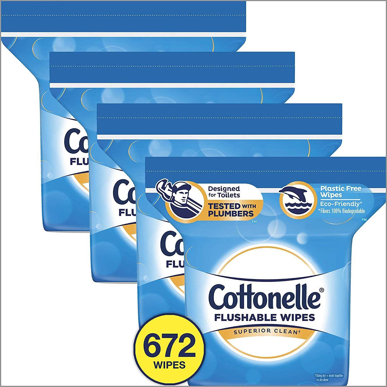 Cottonelle Logo - Cottonelle Flushable Wet Wipes, 672 Wipes per Pack