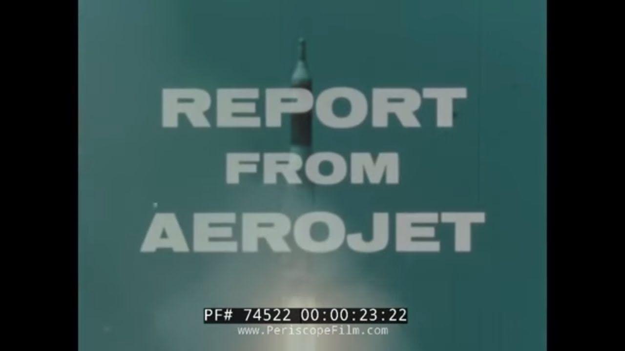 Aerojet Logo - AEROJET GENERAL MISSILE & ROCKET ENGINES FILM THEODORE VON KARMAN 74522