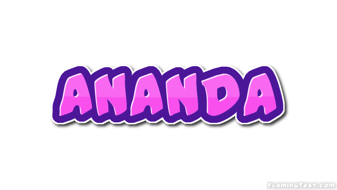 Ananda Logo - Ananda Logo. Free Name Design Tool from Flaming Text