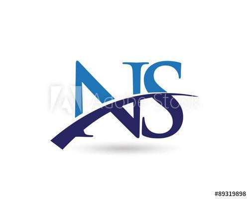 500x400 - JPG - NS Logo Letter Swoosh this stock vector and explore similar NS Logo - NS Logo Letter Swoosh this stock vector and explore similar