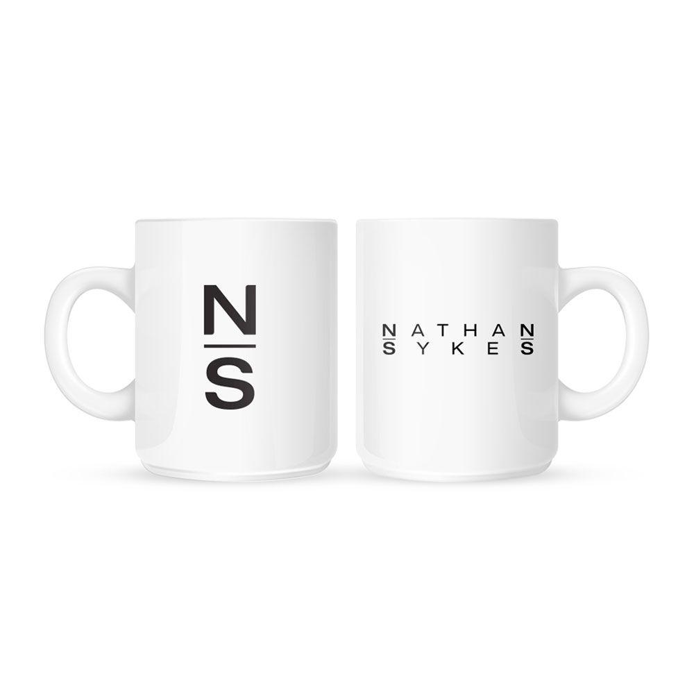 NS Logo - Nathan Sykes NS Logo (White)