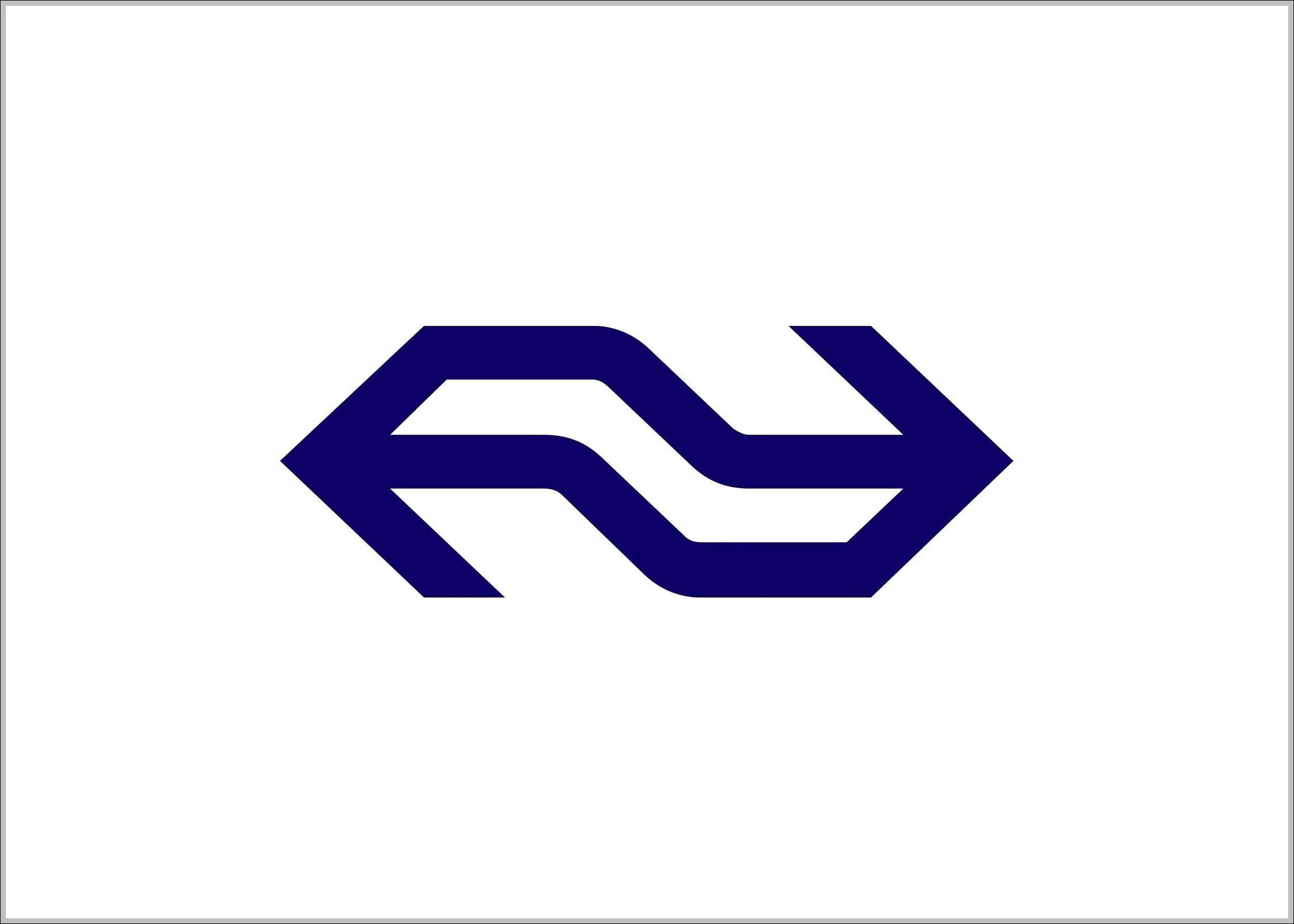 NS Logo - Nederlandse spoorwegen NS logo. Logo Sign, Signs, Symbols