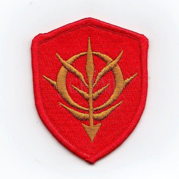 Zeon Logo - US $5.53 15% OFF. 100%Embroidery Gundam ZEON Logo Military Tactical Morale Embroidery Patch Badges B2464 In Patches From Home & Garden