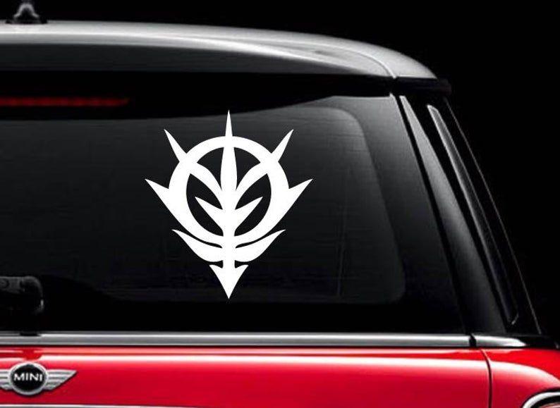 Zeon Logo - Zeon Logo Gundam Vinyl Decal Sticker for Car Window wall Laptop Notebook Etc. Any Smooth Surface Such As Windows Bumpers