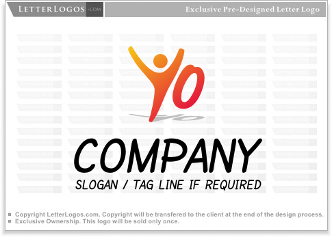 Yo Logo - Orange Yo Logo ( letter-y-logo-1 )