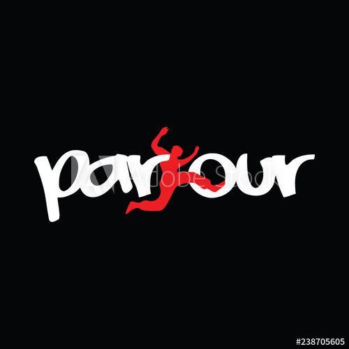 Parkour Logo - parkour jump people logo vector this stock vector and explore